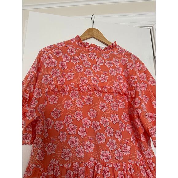 ANTHROPOLOGIE RO’S GARDEN Vibeka Ruffle Mini Dress Size XL - Picture 11 of 16